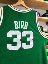 Load image into Gallery viewer, Vintage Reebok Boston Celtics Larry Bird Hardwood Classics Swingman Jersey Size 2XL
