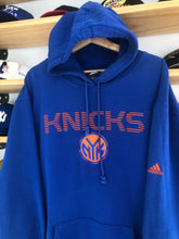 Load image into Gallery viewer, 2012 Adidas New York Knicks Spellout Hoodie Size 2XL
