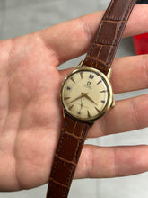 Load image into Gallery viewer, Vintage 1952 Omega 14KGF F6212 Bumper Automatic Watch
