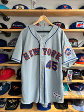 Load image into Gallery viewer, Vintage Majestic Pedro Martinez Road Gray New York Mets Authentic Jersey Sz 52 XXL
