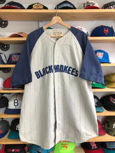 Load image into Gallery viewer, Vintage Mirage First Swing Black Yankees Baseball Jersey Size 2XL
