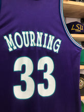 Load image into Gallery viewer, Vintage Charlotte Hornets Alonzo Mourning Jersey 48 XL
