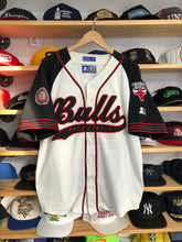 Load image into Gallery viewer, Vintage Starter Chicago Bulls Script Baseball Jersey Size Medium
