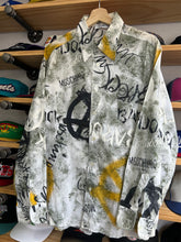 Load image into Gallery viewer, Vintage Y2K Moschino Jeans Graffiti Button Down Shirt Large
