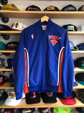 Load image into Gallery viewer, 2012 Mitchell &amp; Ness New York Knicks Warm Up Jacket Size Small
