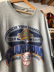 Vintage MLB New York Yankees 1996 World Series Champions Tee Size XXL