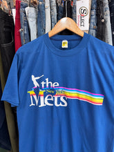 Load image into Gallery viewer, Vintage 1980s New York Mets Rainbow Stripe Tee Large / XL
