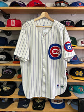Load image into Gallery viewer, Vintage Chicago Cubs Russell Athletic Authentic Pinstripe Jersey 52 XXL

