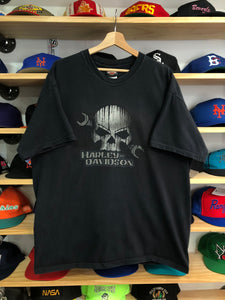 Vintage 2006 Harley Davidson New Jersey Skull Tee Size XL