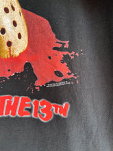 Load image into Gallery viewer, Vintage 1997 Friday the 13th Jason Voorhees Blue Grape Tee Large
