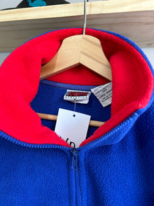 Vintage 1999 New York Giants Half Zip Fleece Sweater Large