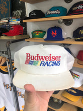 Load image into Gallery viewer, Vintage Budweiser Racing Trucker Snapback
