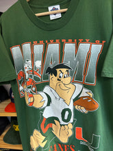 Load image into Gallery viewer, Vintage 1994 University of Miami Fred Flintstones Graphic Tee Large
