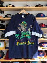 Load image into Gallery viewer, Vintage Notre Dame Fighting Irish Double Sleeve Tee Size XL
