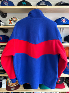 Vintage 1999 New York Giants Half Zip Fleece Sweater Large