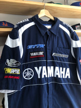 Load image into Gallery viewer, Vintage JH Design Yamaha Racing Button Shirt Size 2XL
