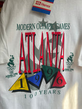 Load image into Gallery viewer, Vintage 1996 Hanes Atlantic Olympic Games Tee Size XL
