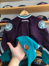 Load image into Gallery viewer, Vintage KOHO Anaheim Mighty Ducks Jersey Youth Size L/XL
