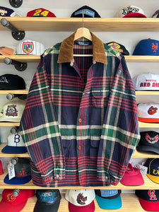 Vintage Polo Ralph Lauren Plaid Heavy Hunting Jacket L / XL