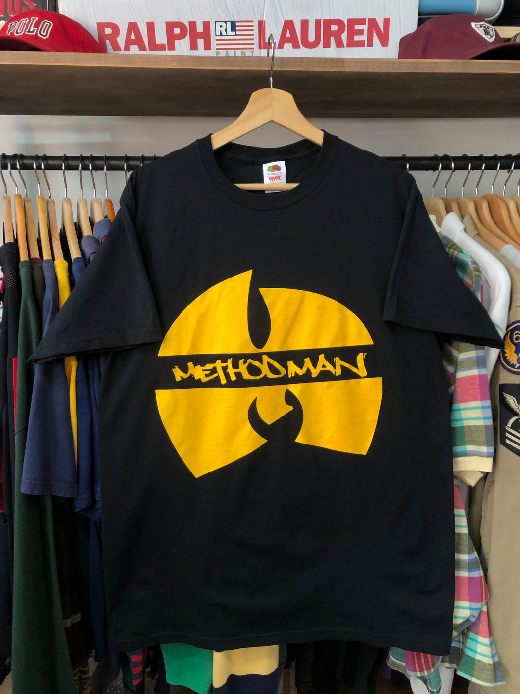 Deadstock 2010 Method Man WU-Tang Logo Tee Size Large