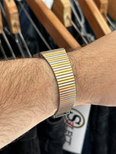 Load image into Gallery viewer, Vintage 1983 Seiko Tri-Tone Zebra Mens Tank Quartz Watch
