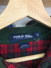 Load image into Gallery viewer, Vintage Ralph Lauren Polo Golf Tartan Plaid Collared Shirt Size Medium
