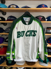 Load image into Gallery viewer, Vintage Early 90s Milwaukee Bucks Champion Warm Up Jacket Large

