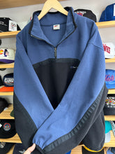 Load image into Gallery viewer, Vintage 90s Nike Two Tone 1/4 Zip Fleece Sweater 2XL

