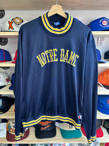 Vintage Early 90s Champion Notre Dame Polyester Crewneck XL