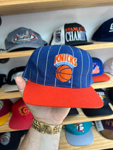 Load image into Gallery viewer, Vintage Starter 80s New York Knicks Pinstripe Old Logo SnapBack
