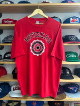 Load image into Gallery viewer, Vintage 80s Artex Rutgers University Tee Size XL
