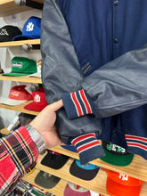 Load image into Gallery viewer, Vintage Made in USA Blank Wool Leather Varsity Jacket Medium
