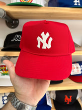 Load image into Gallery viewer, Vintage Yankees Red Twill Nissan Custom Snapback
