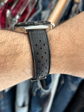 Load image into Gallery viewer, Vintage 90s Fossil Black / Red Chronograph Quartz Watch
