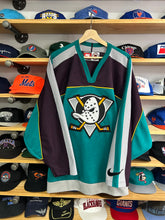 Load image into Gallery viewer, Vintage 90s Nike Mighty Ducks Blank Jersey Medium
