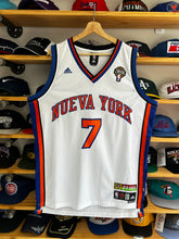 Load image into Gallery viewer, Adidas New York Knicks Latin Night Carmelo Anthony Swingman Jersey Large
