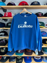 Load image into Gallery viewer, Vintage Russell Athletic Washington Bullets Team Issued Warmup Crewneck Large
