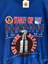 Load image into Gallery viewer, Vintage 1994 New York Rangers NHL Stanley Cup Champions Tee XL
