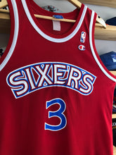 Load image into Gallery viewer, Vintage Champion Philadelphia 76ers Allen Iverson Jersey Size 40/Medium
