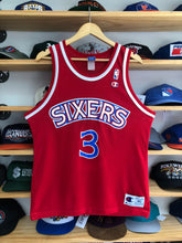 Load image into Gallery viewer, Vintage Champion Philadelphia 76ers Allen Iverson Jersey Size 40/Medium
