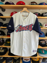Load image into Gallery viewer, Vintage Anaheim Angels Majestic Mo Vaugh Pinstripe Jersey XL
