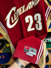 Load image into Gallery viewer, Vintage Nike Rookie Cleveland Cavaliers LeBron James Swingman Jersey Large
