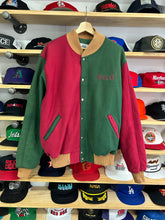 Load image into Gallery viewer, Vintage 90s Budweiser Snap Button Sweatshirt Jacket XL

