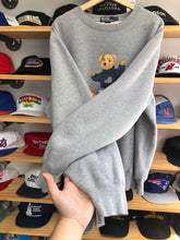Load image into Gallery viewer, Vintage Polo Ralph Lauren Sit Down Bear Crewneck Size XL
