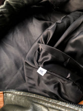 Load image into Gallery viewer, Vintage Timberland Beef &amp; Broccoli Boot 2 Tone Leather Bomber Jacket Size 2XL
