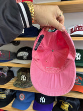 Load image into Gallery viewer, Vintage Ralph Lauren Pink Long Bill Spellout Strapback Hat
