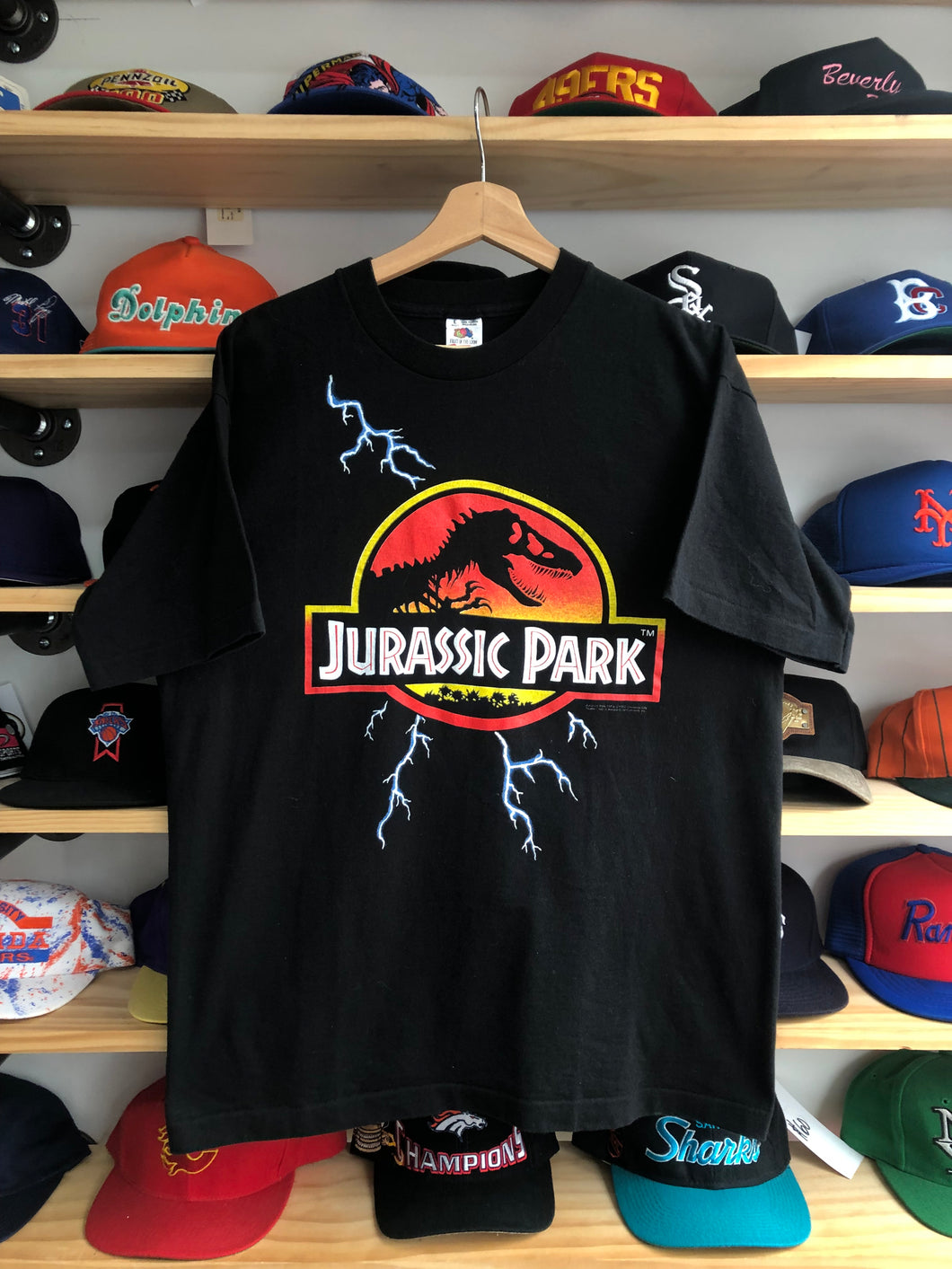 Vintage 1993 Jurassic Park Movie Tee Size Large