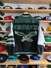 Load image into Gallery viewer, Vintage Jeff Hamilton Philadelphia Eagles Varsity Bomber Jacket Size Medium
