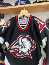 Load image into Gallery viewer, Vintage CCM Buffalo Sabres Goat Head Youth Small Jersey
