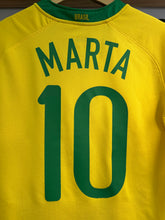 Load image into Gallery viewer, Vintage Nike Brazil Marta Viera Da Silva Womans Soccer Jersey Size Large
